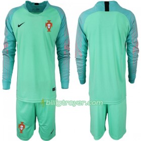 Billige Fotballdrakter Portugal Keeper Barn drakt VM 2018 Langermet
